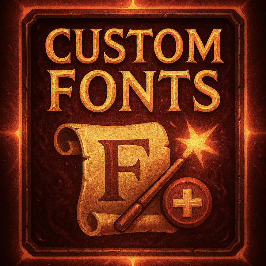 FontMagicCustomFonts addon logo