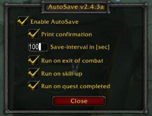 AutoSave addon image logo