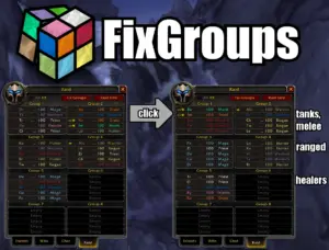 FixGroups addon image logo