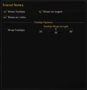 Friend Notes addon image logo