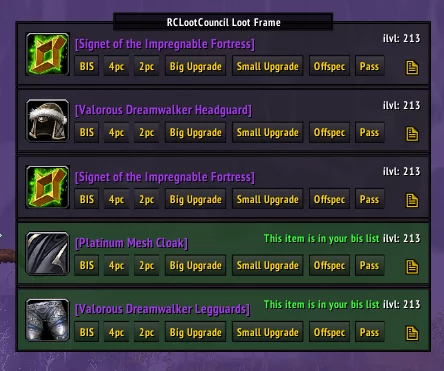 RCLootCouncil