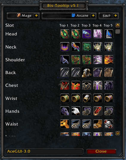 BiS-Tooltip
