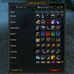 BiS-Tooltip addon image logo