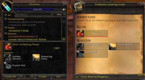 Profession Leveling Guide addon image logo