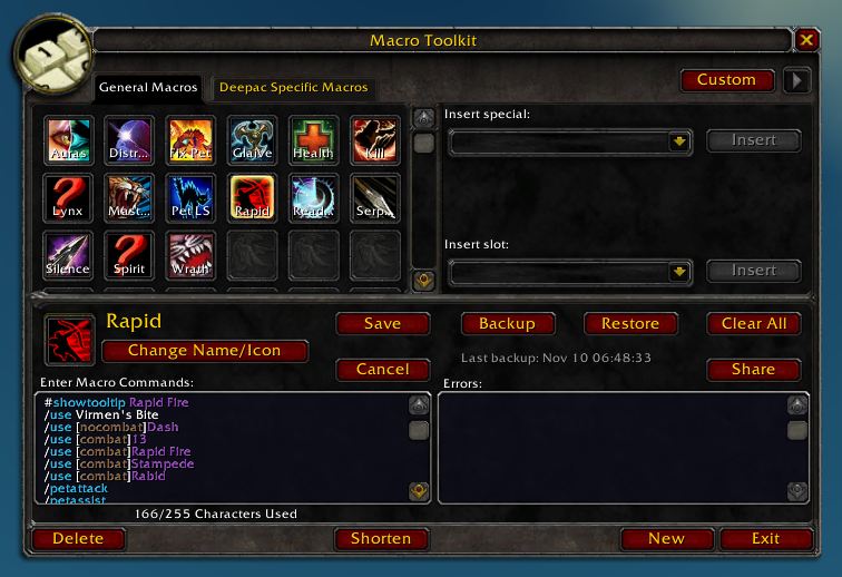 Macro Toolkit
