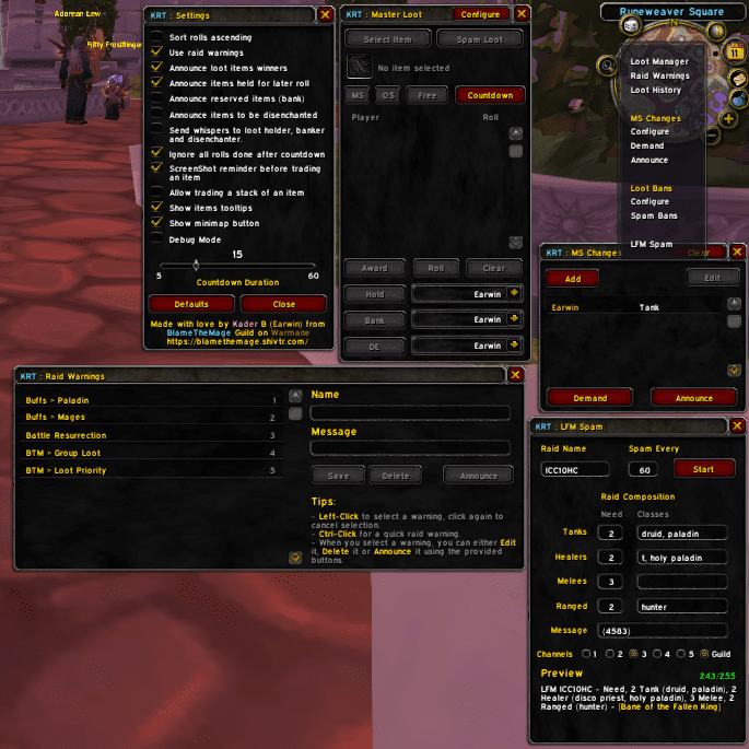 Kader’s Raid Utilities