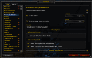 AutomaticWeaponRemoval addon image logo