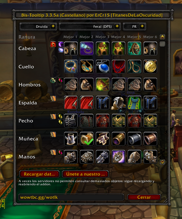 BisTooltip 3.3.5a Castellano(beta3)