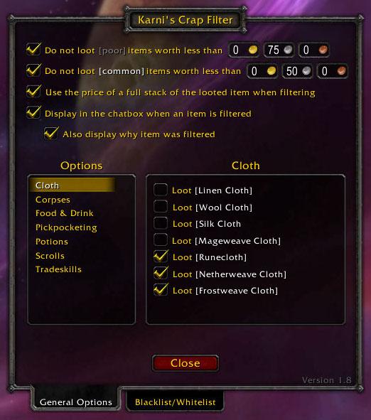 Addon Screenshot