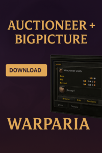 Working Auctioneer + BigPicture (Bronzebeard Edition) addon image logo