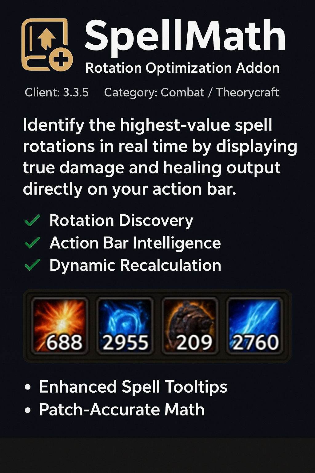 SpellMath — Skill Rotation Optimization Addon