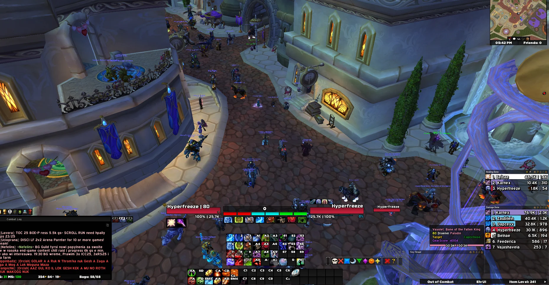 ElvUI 3.3.5 profile Warmane ElvUI profile image