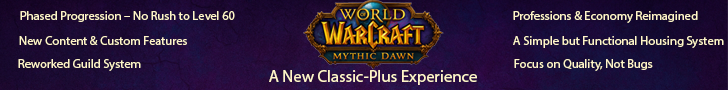 Mythic Dawn | A New Classic-Plus Experience Banner