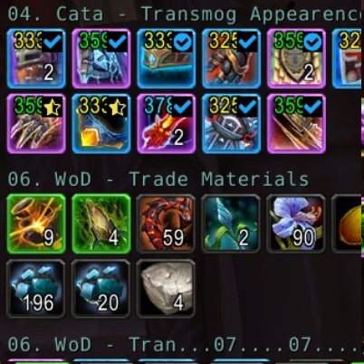 AdiBags – By Expansion