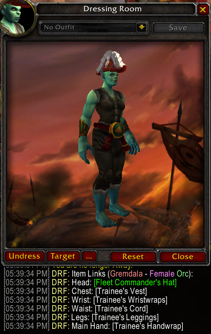 Dressing Room Functions