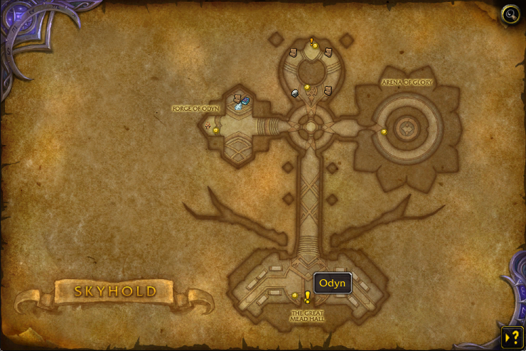 HandyNotes – Legion Class Order Halls