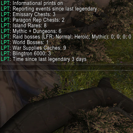 Legendary Progress Tracker