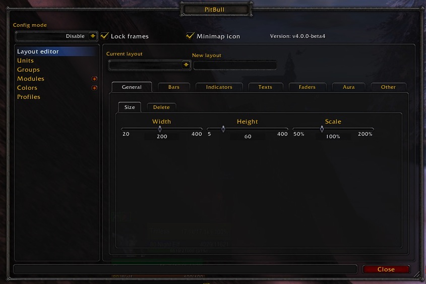 PitBull Unit Frames 4.0