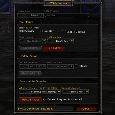 SCGComms addon image logo