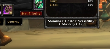 StatPriorityButton addon image logo