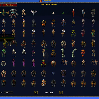 Taku’s Morph Catalog