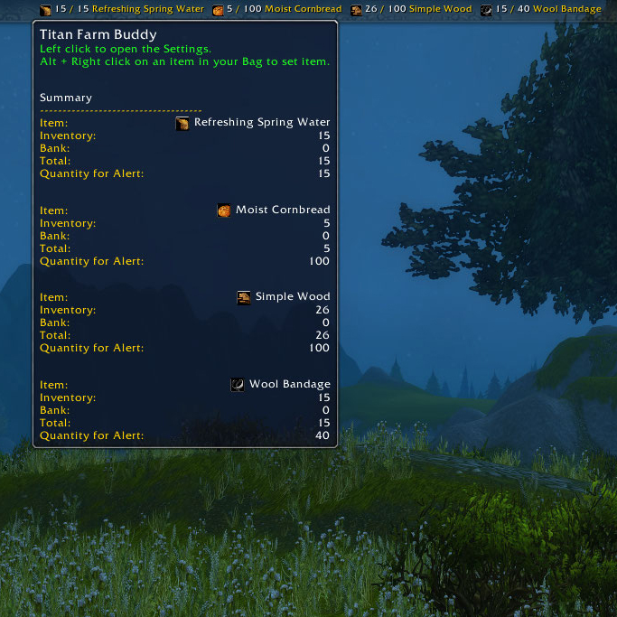 Titan Panel [Farm Buddy]