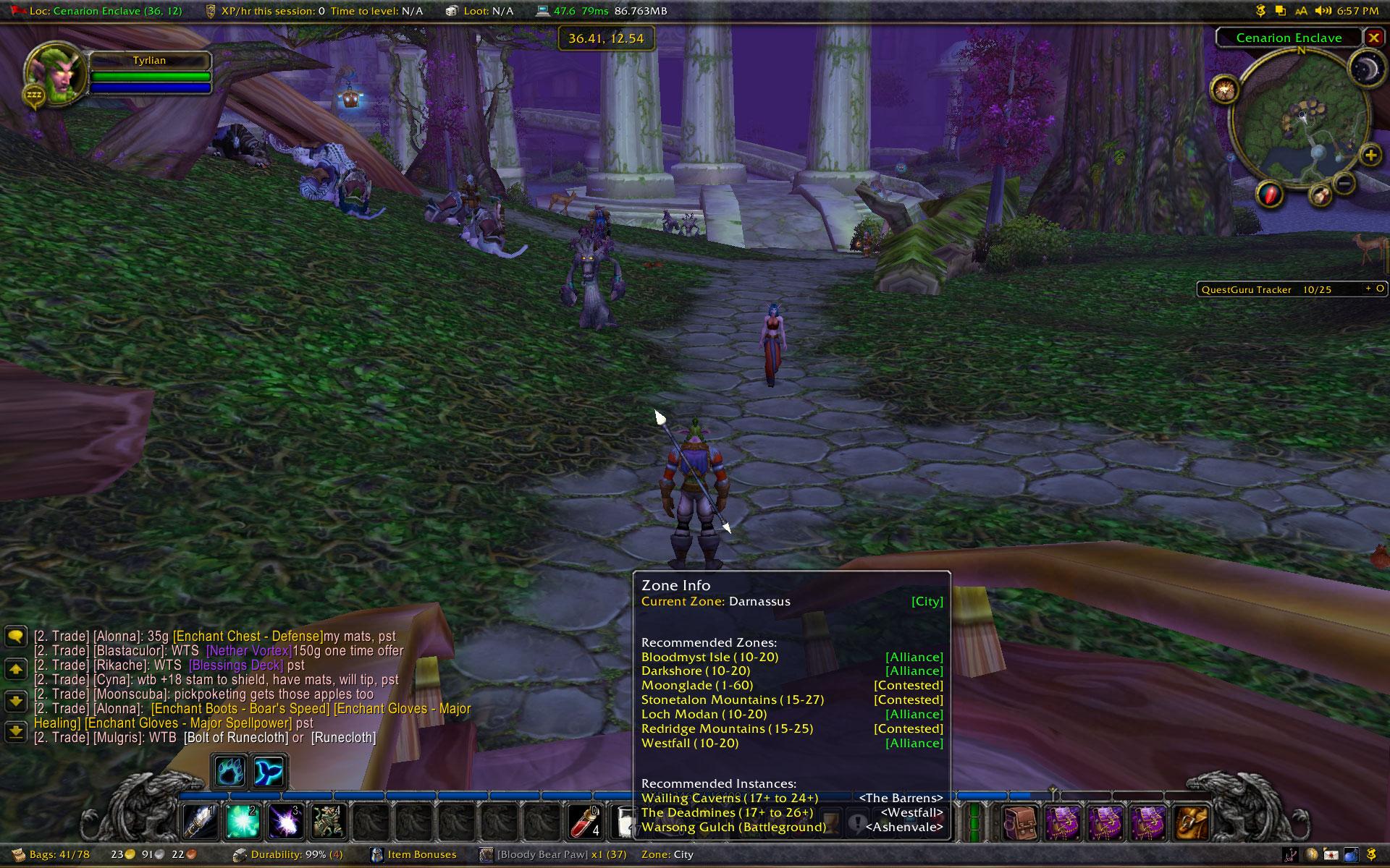 TitanPanel [Recommended Zone]