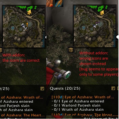 Vex Minimap Icon Fix