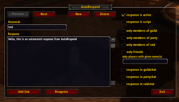 WoW Auto-Responder [REBORN]