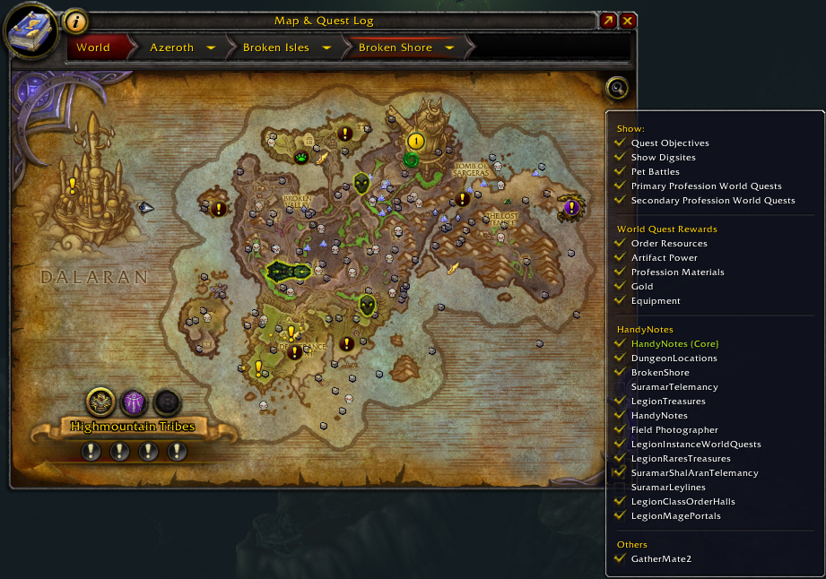 World Map Tracking Enhanced