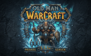 Old Man Warcraft Logo