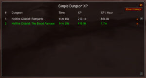 Simple Dungeon XP addon image logo