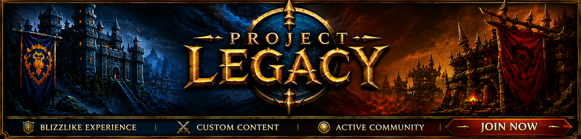 Project Legacy – Vanilla+ Banner